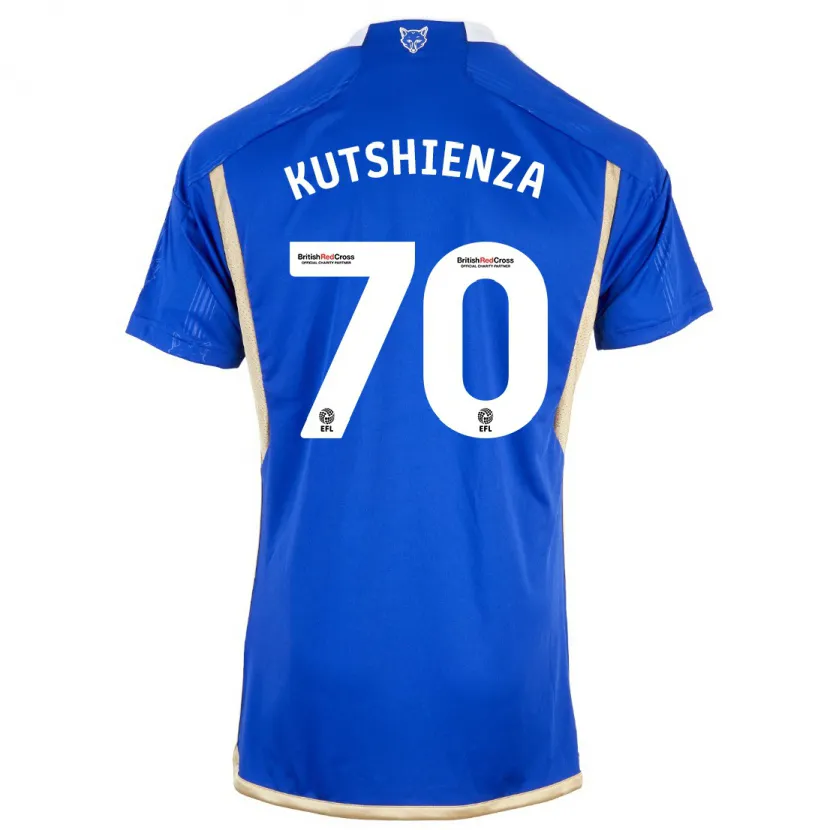 Danxen Niño Camiseta Jesper Kutshienza #70 Azul 1ª Equipación 2023/24 La Camisa