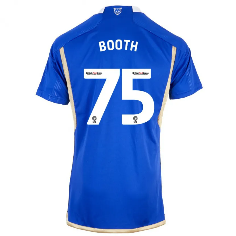 Danxen Niño Camiseta Zach Booth #75 Azul 1ª Equipación 2023/24 La Camisa