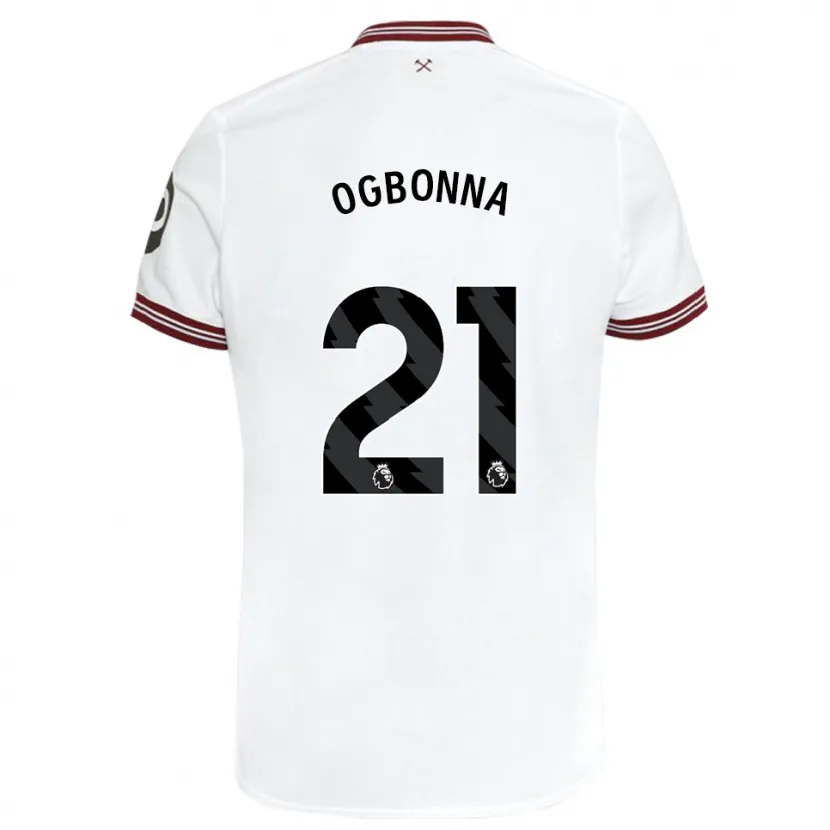 Danxen Niño Camiseta Angelo Ogbonna #21 Blanco 2ª Equipación 2023/24 La Camisa