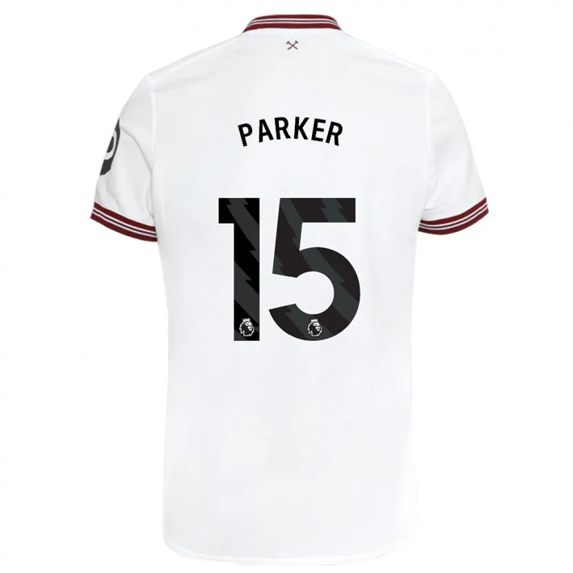 Danxen Niño Camiseta Lucy Parker #15 Blanco 2ª Equipación 2023/24 La Camisa