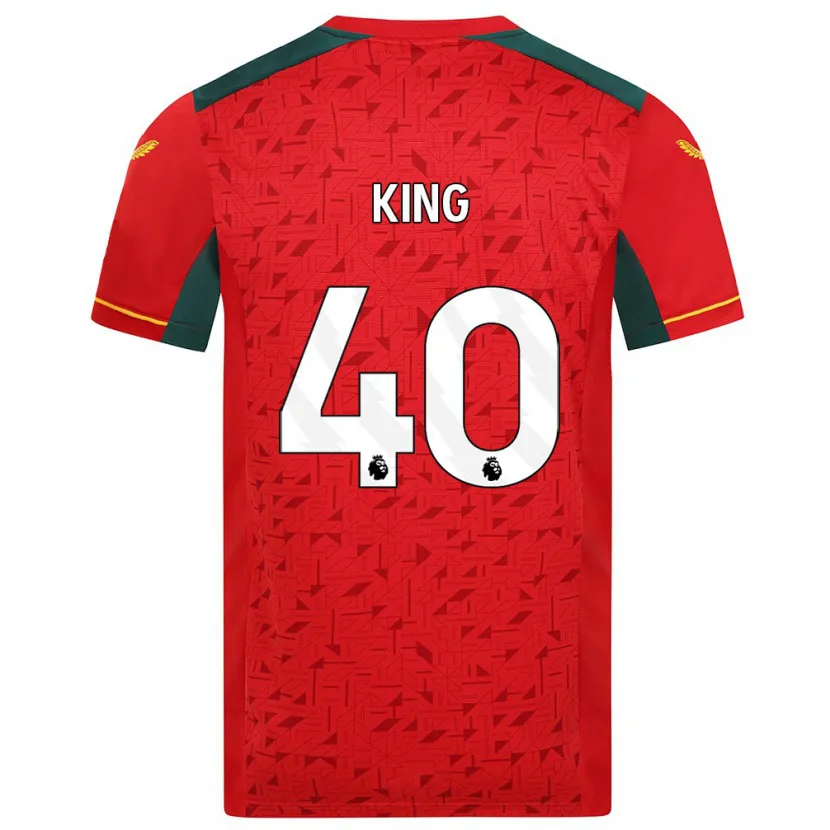 Danxen Niño Camiseta Tom King #40 Rojo 2ª Equipación 2023/24 La Camisa