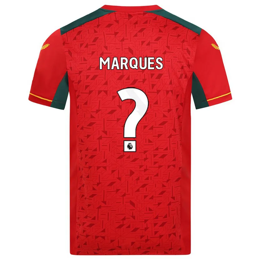 Danxen Niño Camiseta Christian Marques #0 Rojo 2ª Equipación 2023/24 La Camisa