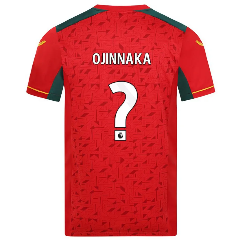 Danxen Niño Camiseta Temple Ojinnaka #0 Rojo 2ª Equipación 2023/24 La Camisa