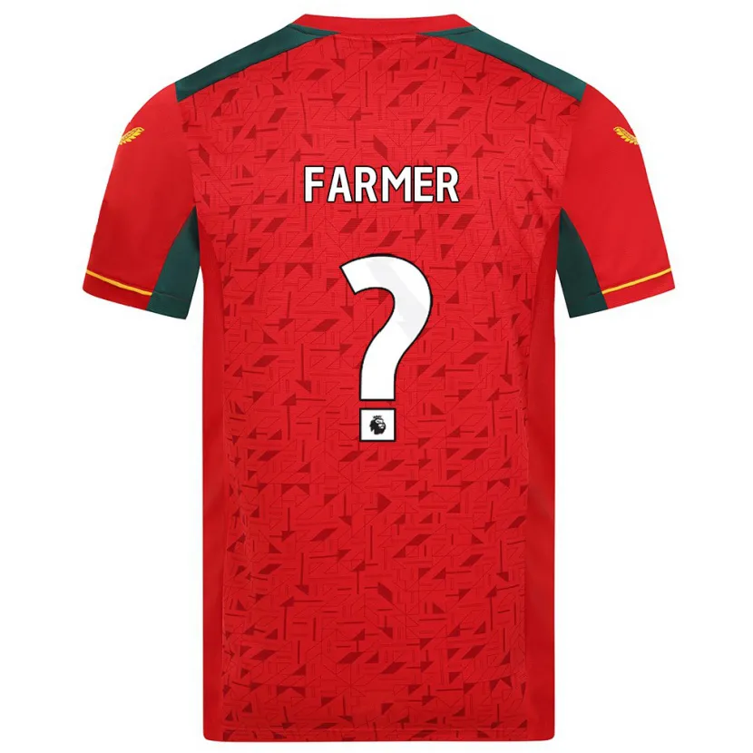 Danxen Niño Camiseta Owen Farmer #0 Rojo 2ª Equipación 2023/24 La Camisa