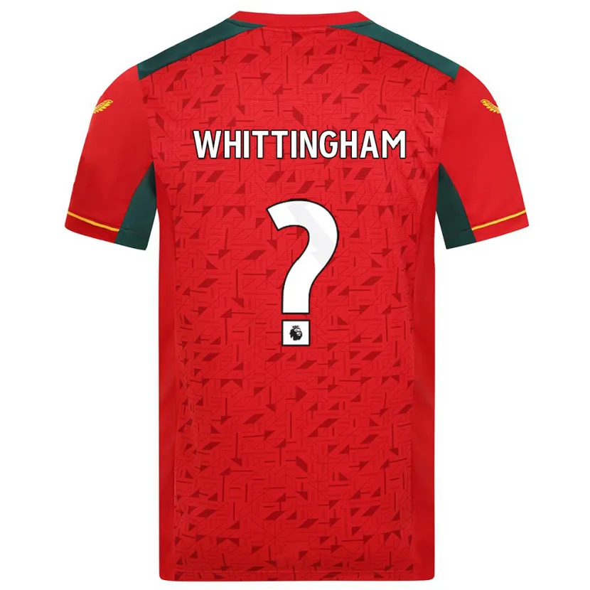 Danxen Niño Camiseta Matthew Whittingham #0 Rojo 2ª Equipación 2023/24 La Camisa