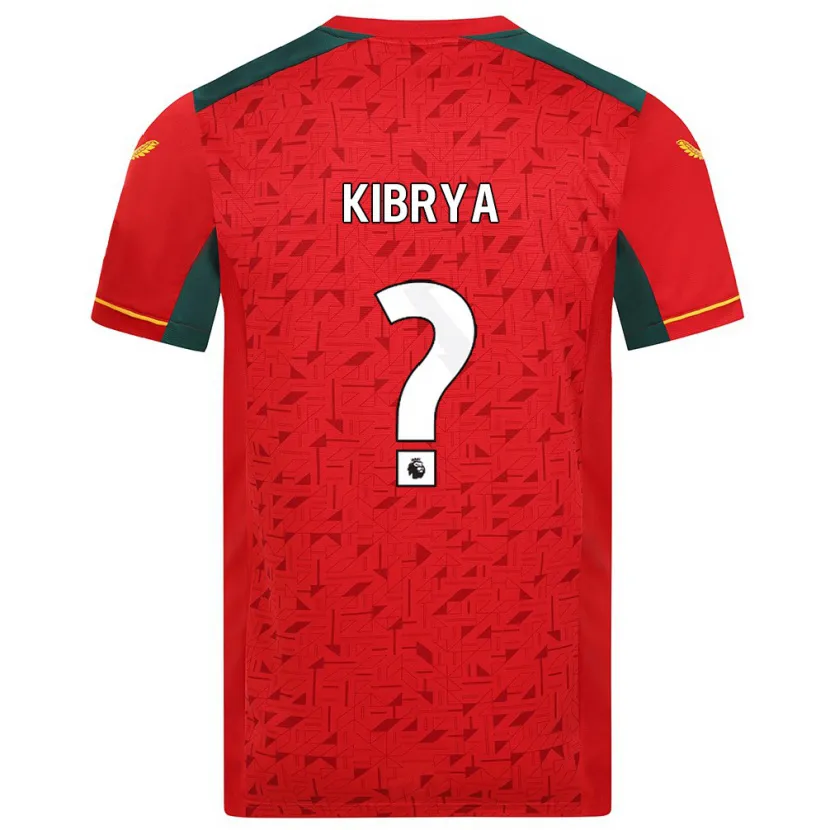 Danxen Niño Camiseta Lucas Kibrya #0 Rojo 2ª Equipación 2023/24 La Camisa