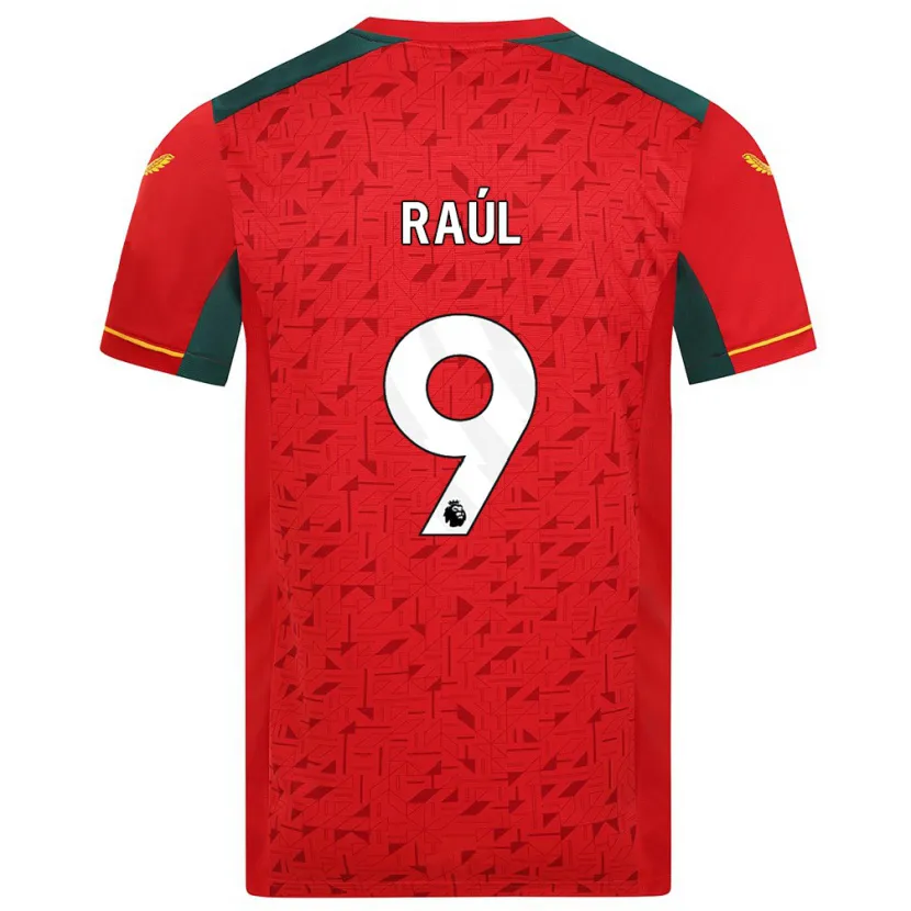 Danxen Niño Camiseta Raul Jimenez #9 Rojo 2ª Equipación 2023/24 La Camisa