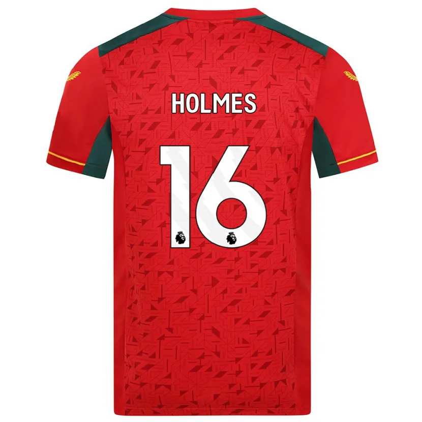 Danxen Niño Camiseta Summer Holmes #16 Rojo 2ª Equipación 2023/24 La Camisa