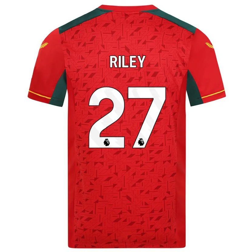 Danxen Niño Camiseta Lauren Riley #27 Rojo 2ª Equipación 2023/24 La Camisa