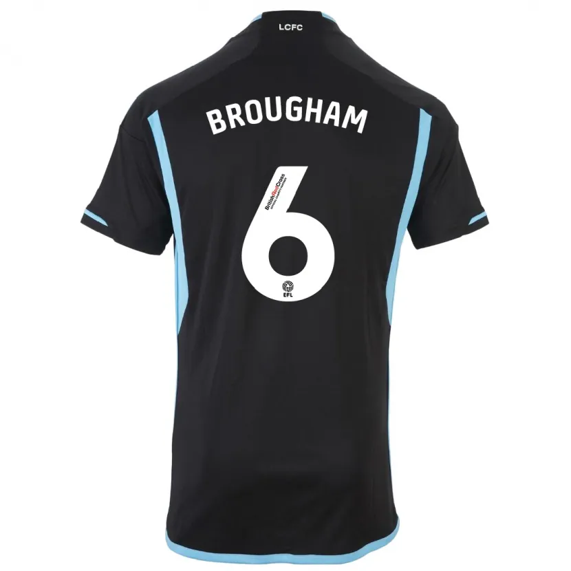 Danxen Niño Camiseta Georgia Brougham #6 Negro 2ª Equipación 2023/24 La Camisa