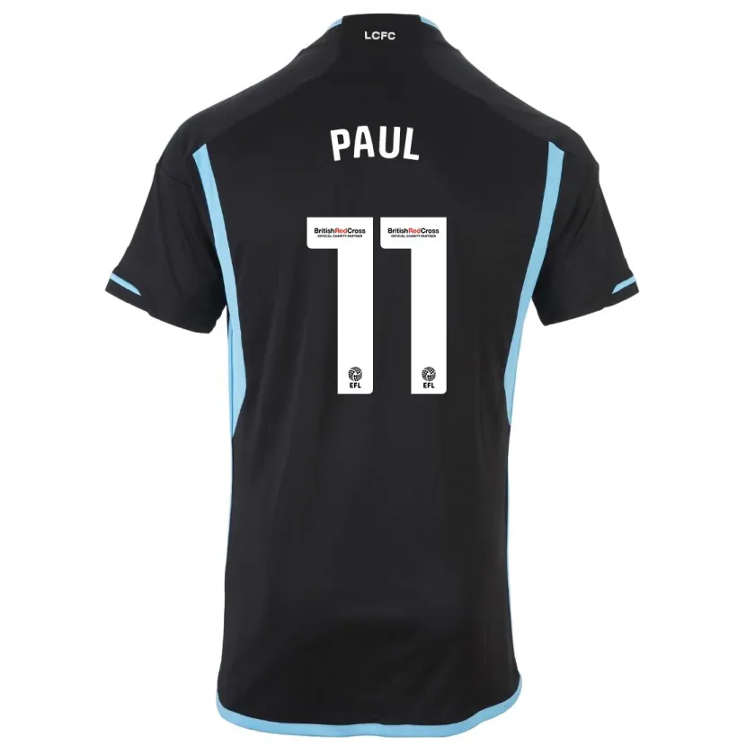 Danxen Niño Camiseta Lachante Paul #11 Negro 2ª Equipación 2023/24 La Camisa