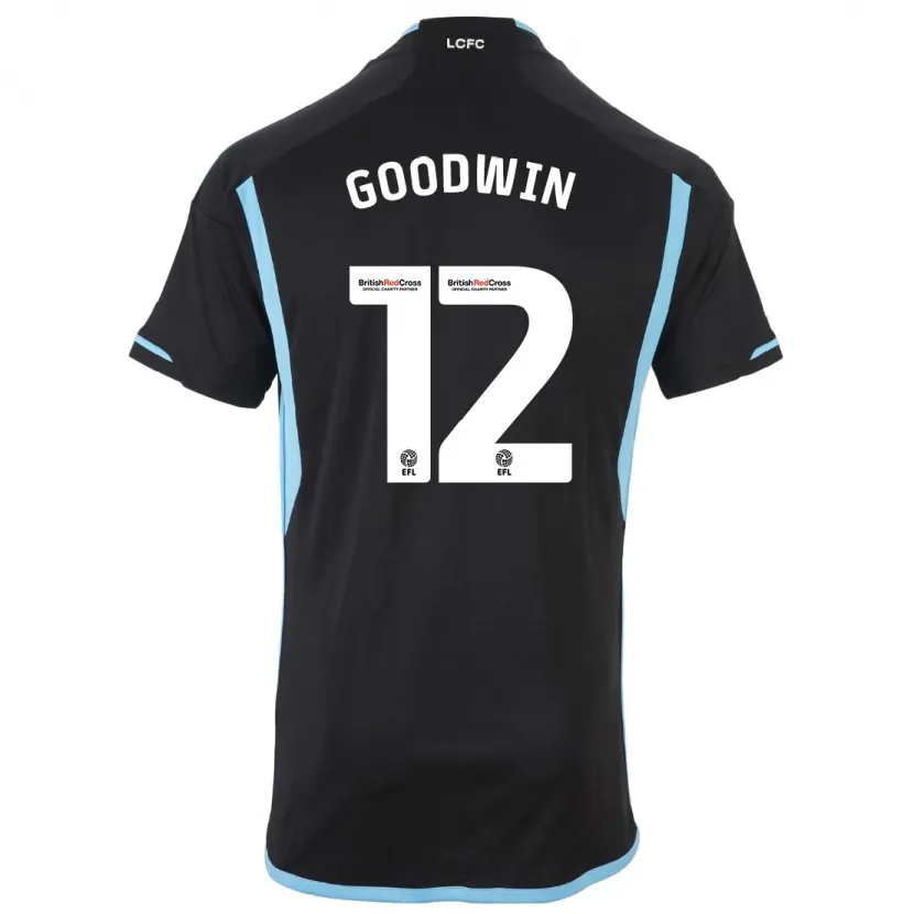 Danxen Niño Camiseta Missy Goodwin #12 Negro 2ª Equipación 2023/24 La Camisa