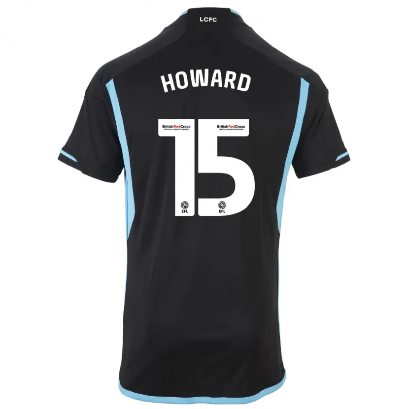 Danxen Niño Camiseta Sophie Howard #15 Negro 2ª Equipación 2023/24 La Camisa