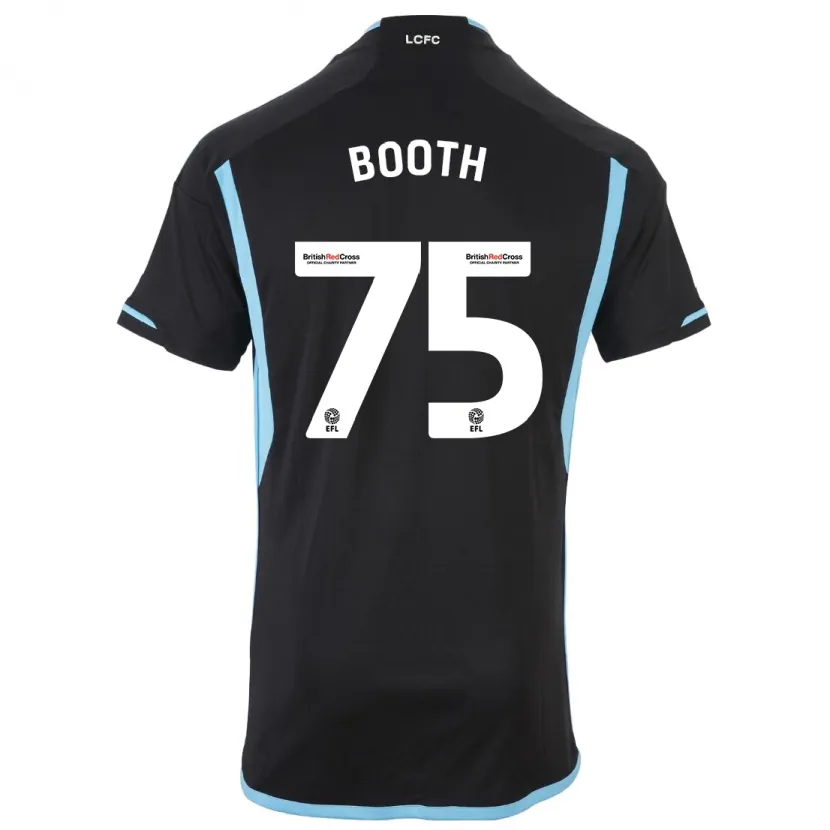 Danxen Niño Camiseta Zach Booth #75 Negro 2ª Equipación 2023/24 La Camisa