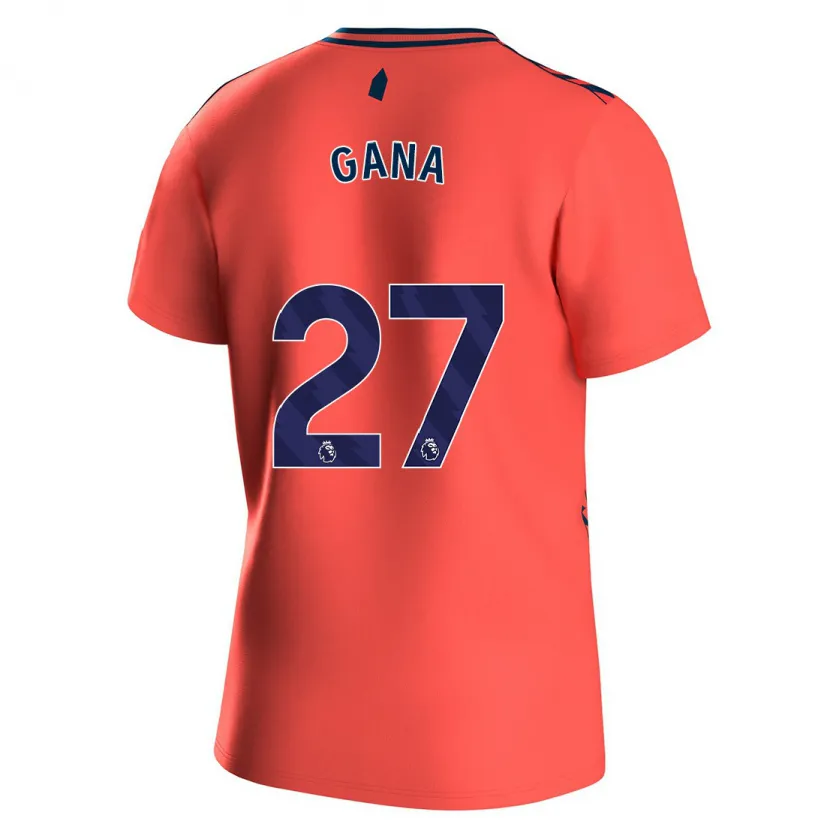 Danxen Niño Camiseta Idrissa Gueye #27 Coralino 2ª Equipación 2023/24 La Camisa