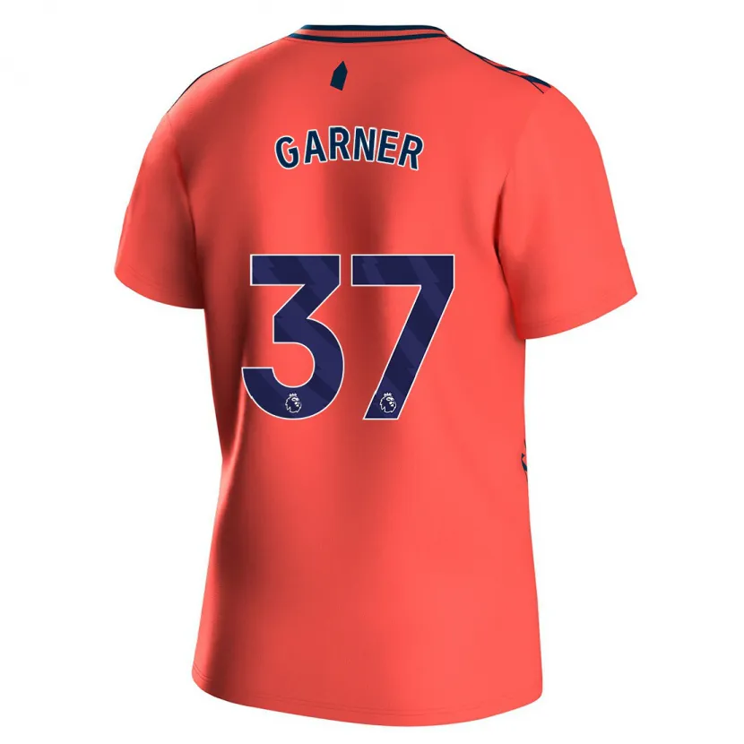 Danxen Niño Camiseta James Garner #37 Coralino 2ª Equipación 2023/24 La Camisa