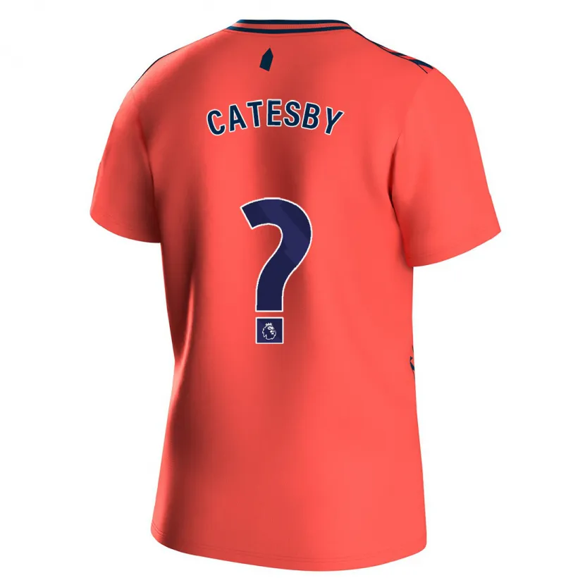 Danxen Niño Camiseta Joel Catesby #0 Coralino 2ª Equipación 2023/24 La Camisa