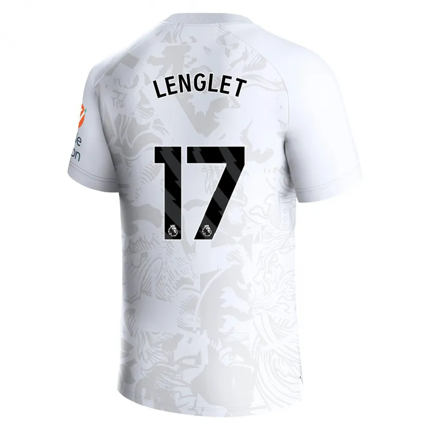 Danxen Niño Camiseta Clément Lenglet #17 Blanco 2ª Equipación 2023/24 La Camisa