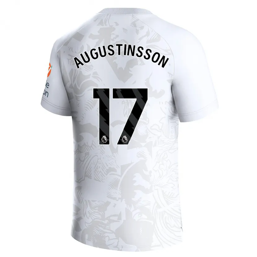 Danxen Niño Camiseta Ludwig Augustinsson #17 Blanco 2ª Equipación 2023/24 La Camisa