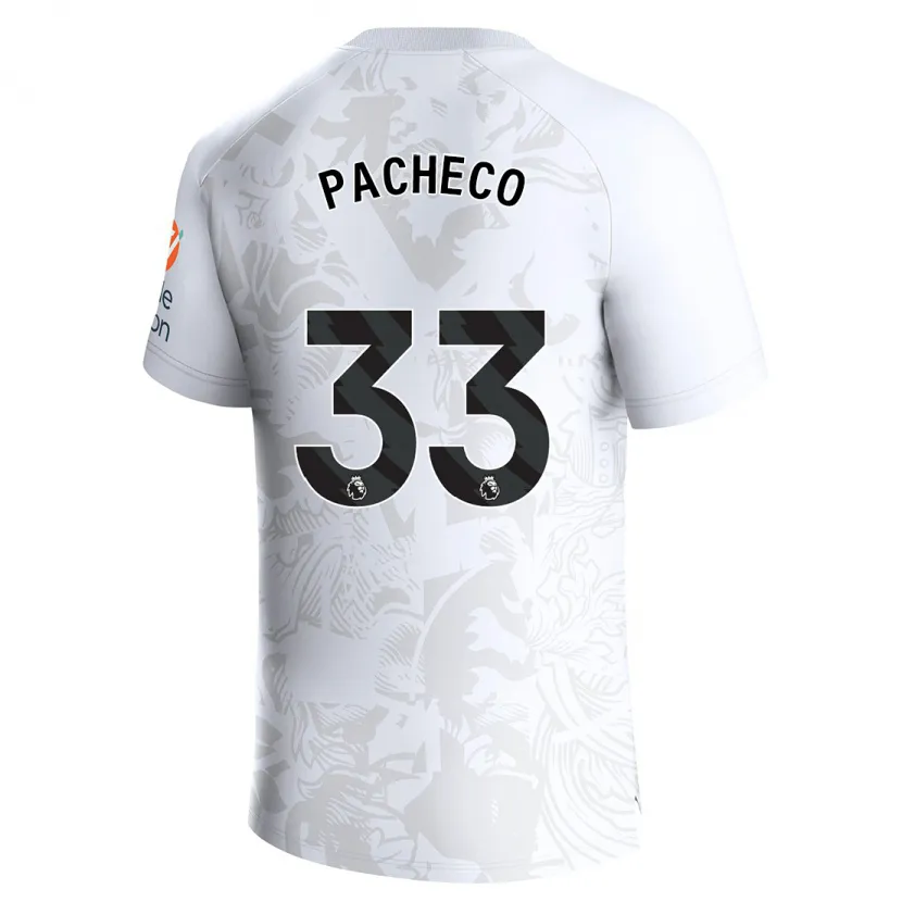 Danxen Niño Camiseta Maz Pacheco #33 Blanco 2ª Equipación 2023/24 La Camisa