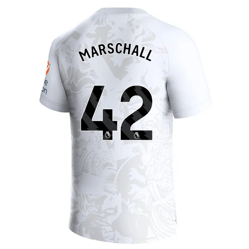 Danxen Niño Camiseta Filip Marschall #42 Blanco 2ª Equipación 2023/24 La Camisa