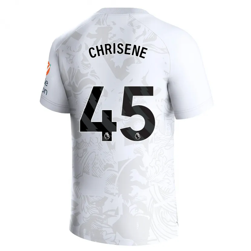 Danxen Niño Camiseta Ben Chrisene #45 Blanco 2ª Equipación 2023/24 La Camisa