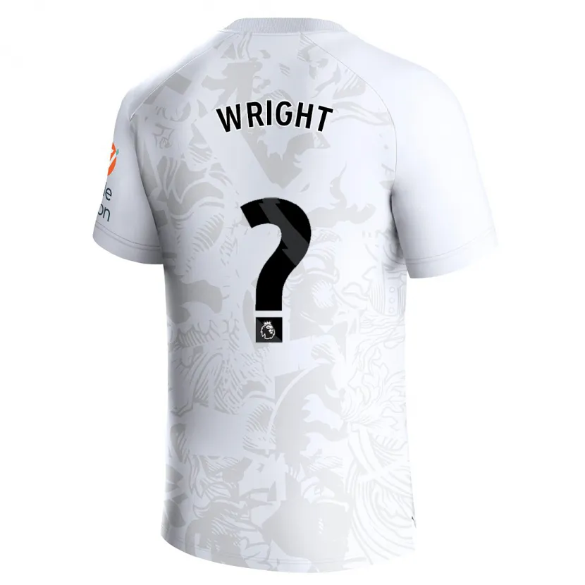 Danxen Niño Camiseta James Wright #0 Blanco 2ª Equipación 2023/24 La Camisa