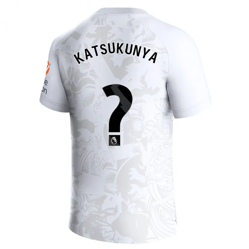 Danxen Niño Camiseta Thierry Katsukunya #0 Blanco 2ª Equipación 2023/24 La Camisa