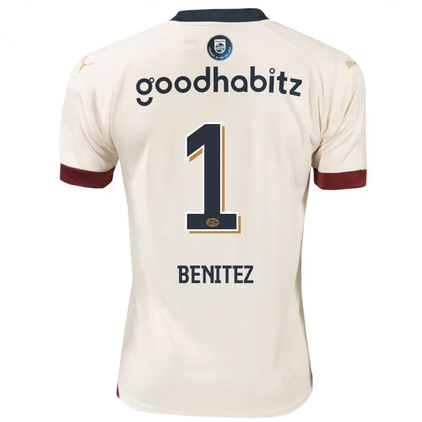 Danxen Niño Camiseta Walter Benítez #1 Blanquecino 2ª Equipación 2023/24 La Camisa