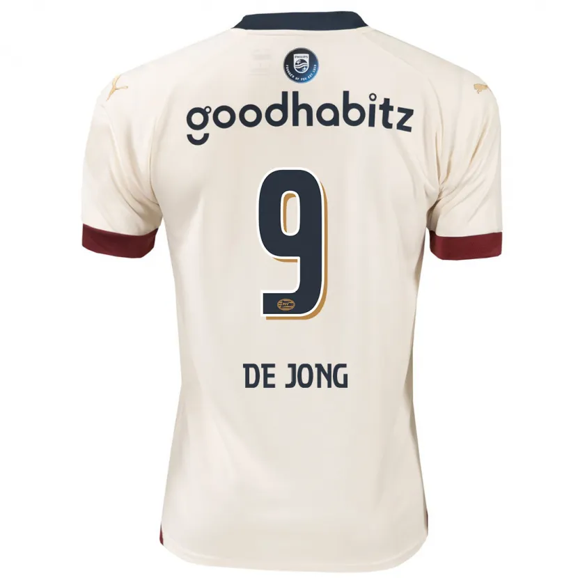 Danxen Niño Camiseta Luuk De Jong #9 Blanquecino 2ª Equipación 2023/24 La Camisa