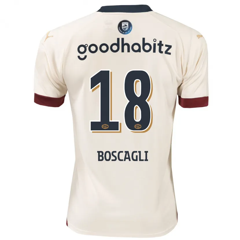 Danxen Niño Camiseta Olivier Boscagli #18 Blanquecino 2ª Equipación 2023/24 La Camisa