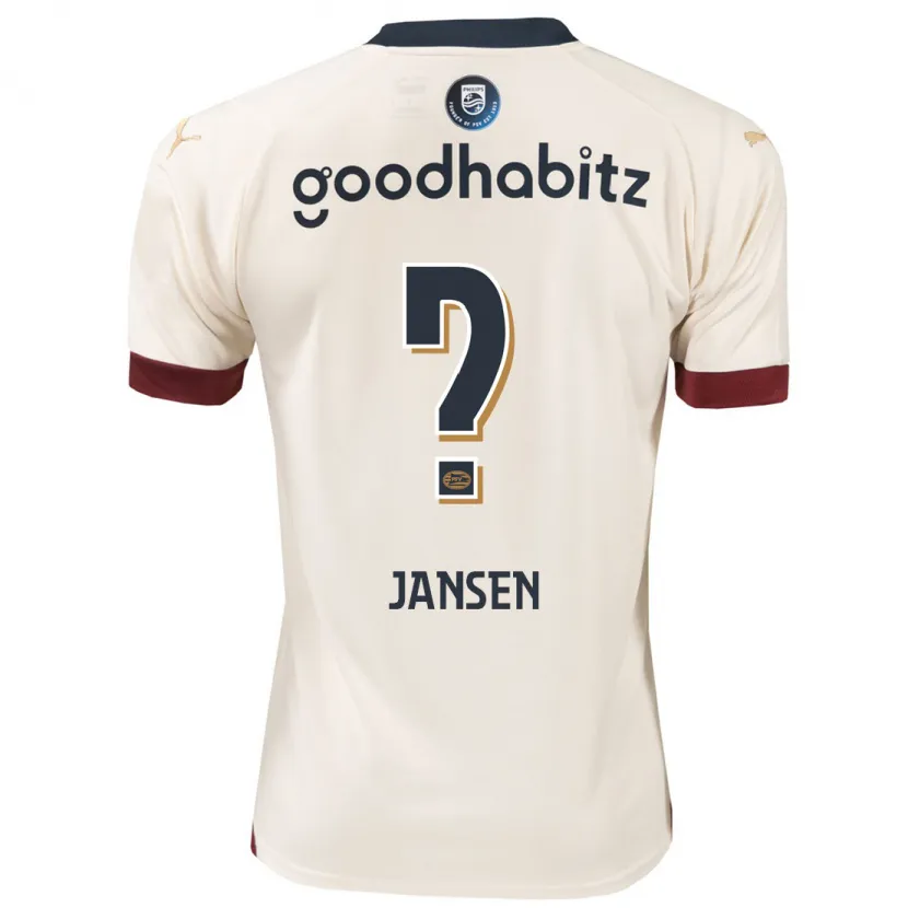 Danxen Niño Camiseta Koen Jansen #0 Blanquecino 2ª Equipación 2023/24 La Camisa