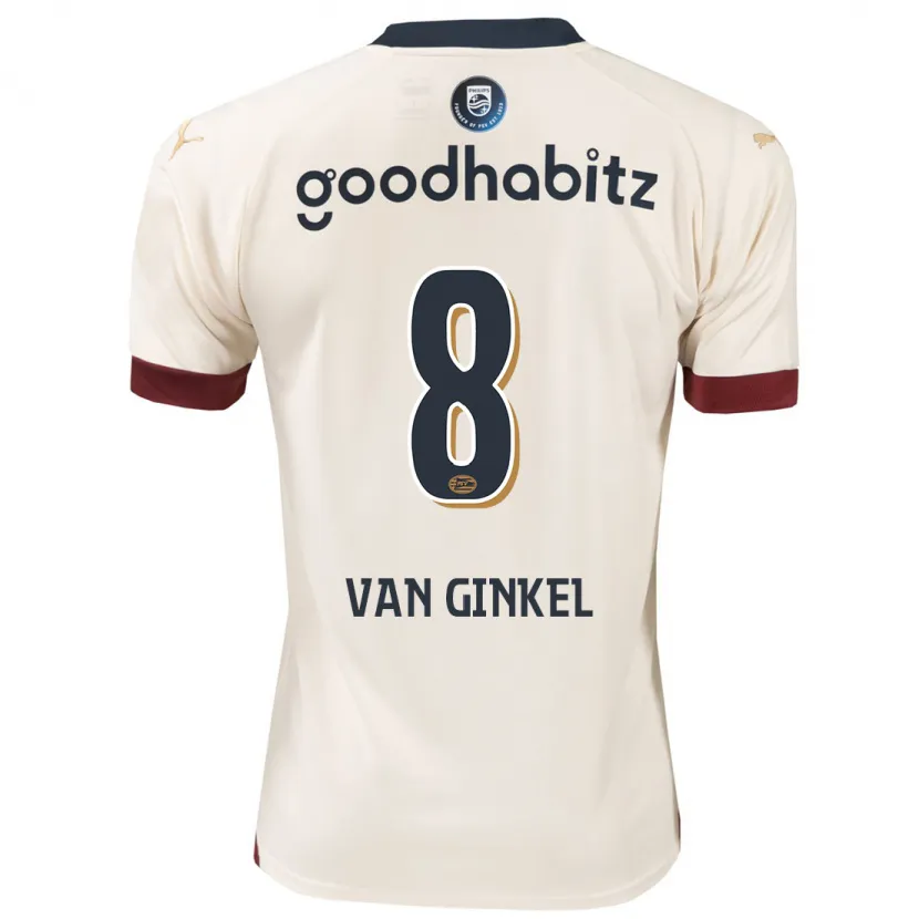 Danxen Niño Camiseta Marco Van Ginkel #8 Blanquecino 2ª Equipación 2023/24 La Camisa