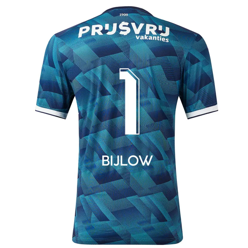 Danxen Niño Camiseta Justin Bijlow #1 Azul 2ª Equipación 2023/24 La Camisa