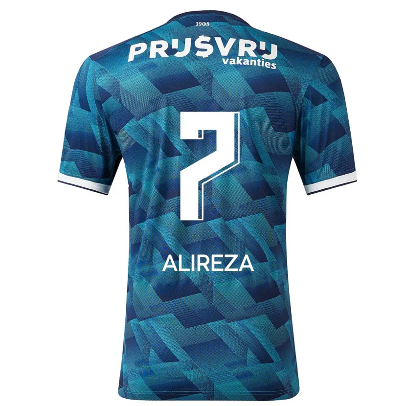 Danxen Niño Camiseta Alireza Jahanbakhsh #7 Azul 2ª Equipación 2023/24 La Camisa