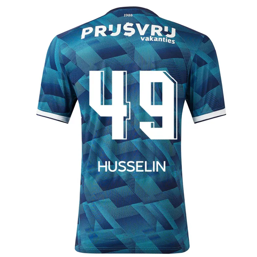 Danxen Niño Camiseta Matéo Husselin #49 Azul 2ª Equipación 2023/24 La Camisa