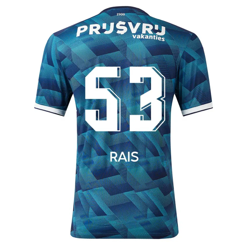 Danxen Niño Camiseta Amir Rais #53 Azul 2ª Equipación 2023/24 La Camisa