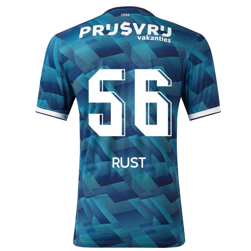 Danxen Niño Camiseta Fabiano Rust #56 Azul 2ª Equipación 2023/24 La Camisa