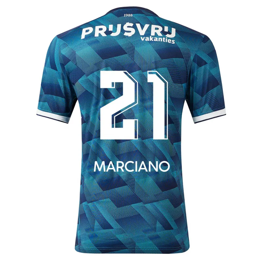 Danxen Niño Camiseta Ofir Marciano #21 Azul 2ª Equipación 2023/24 La Camisa