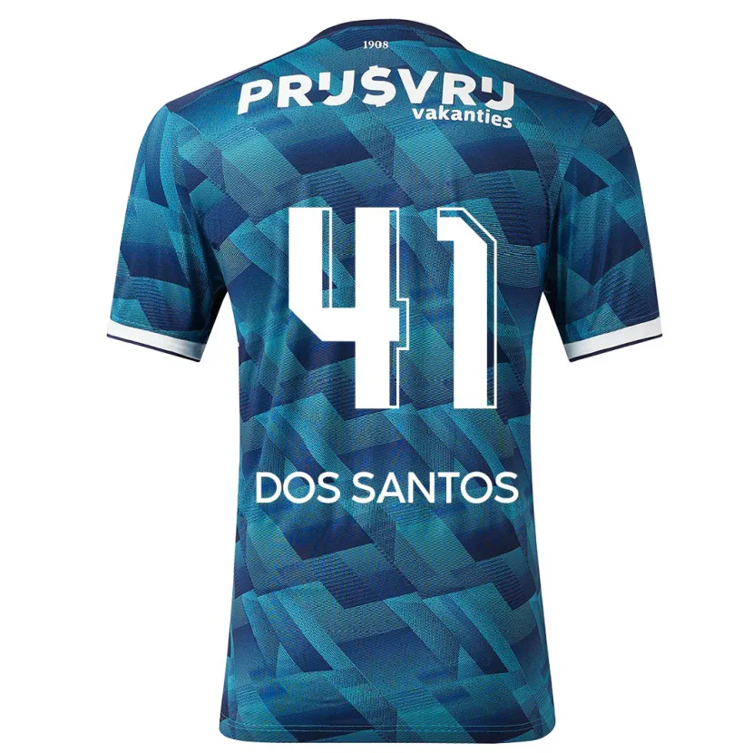 Danxen Niño Camiseta Giuliany Ben-David Dos Santos #41 Azul 2ª Equipación 2023/24 La Camisa