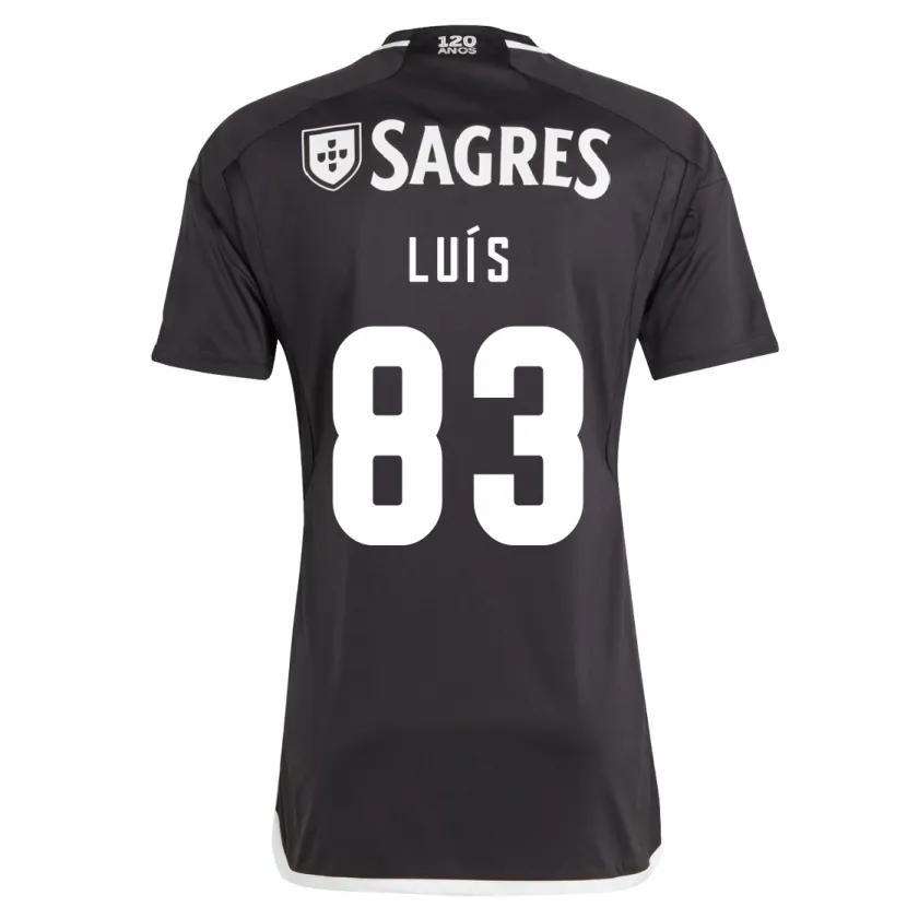 Danxen Niño Camiseta Rafael Luís #83 Negro 2ª Equipación 2023/24 La Camisa