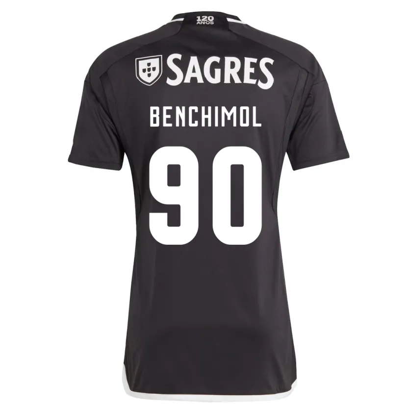 Danxen Niño Camiseta Benchimol #90 Negro 2ª Equipación 2023/24 La Camisa