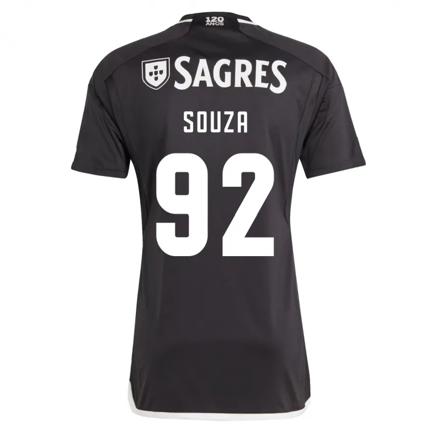 Danxen Niño Camiseta Pedro Souza #92 Negro 2ª Equipación 2023/24 La Camisa