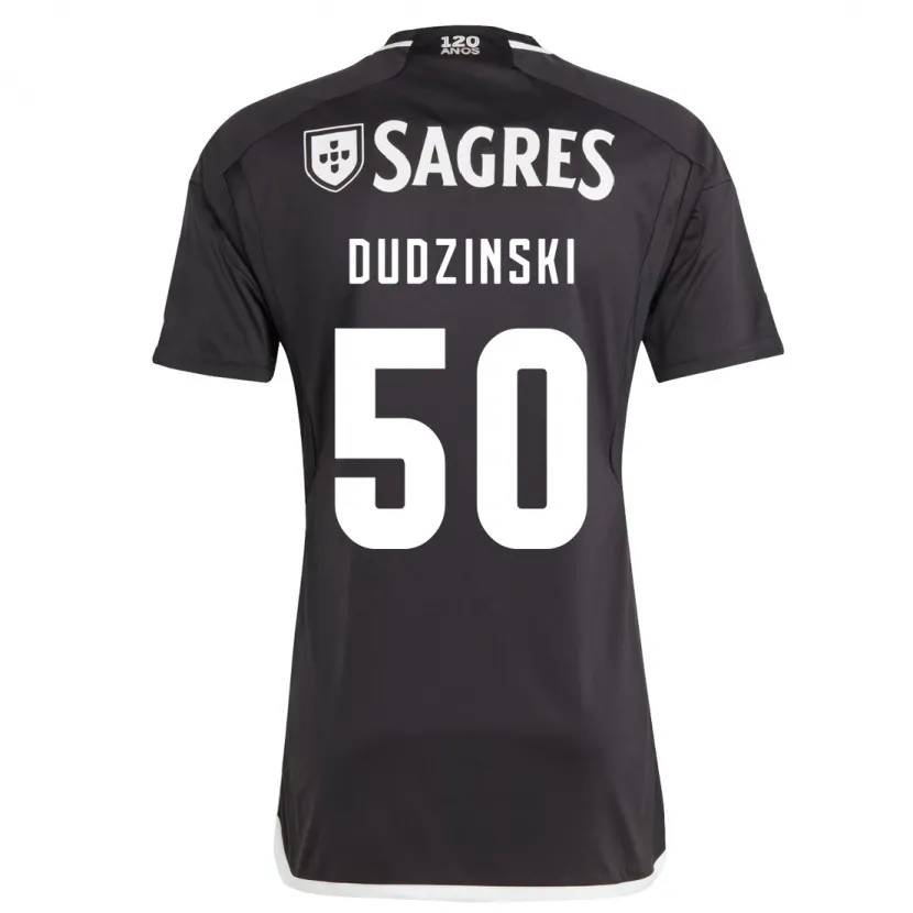 Danxen Niño Camiseta Marcel Dudzinski #50 Negro 2ª Equipación 2023/24 La Camisa