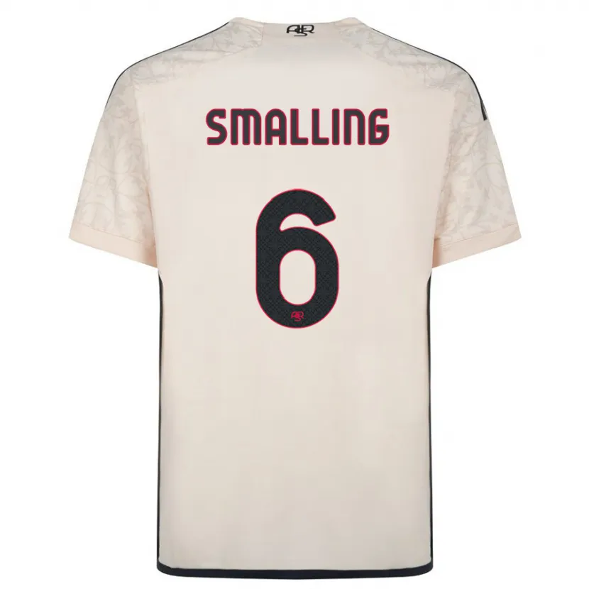 Danxen Niño Camiseta Chris Smalling #6 Blanquecino 2ª Equipación 2023/24 La Camisa