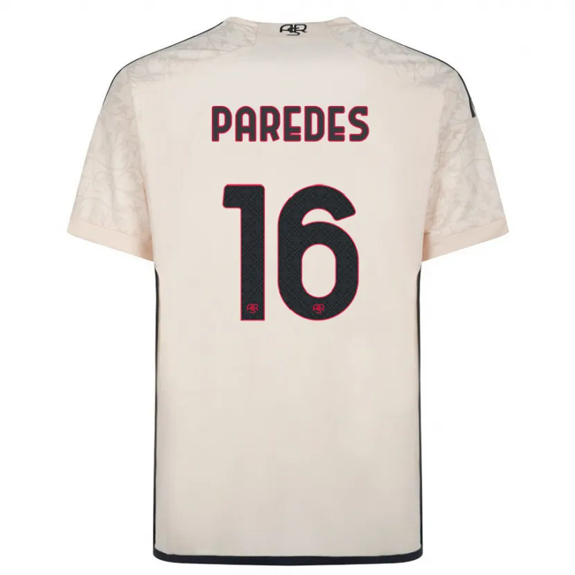 Danxen Niño Camiseta Leandro Paredes #16 Blanquecino 2ª Equipación 2023/24 La Camisa