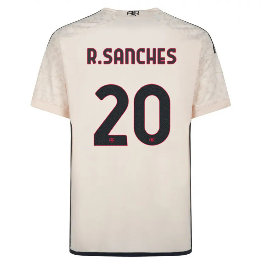 Danxen Niño Camiseta Renato Sanches #20 Blanquecino 2ª Equipación 2023/24 La Camisa