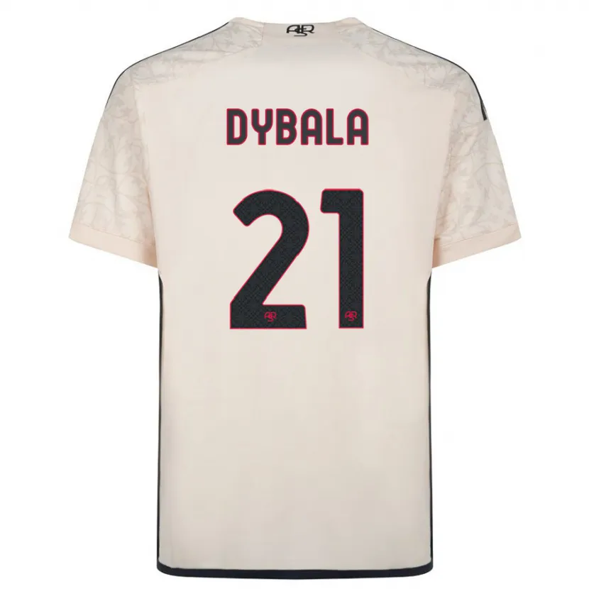 Danxen Niño Camiseta Paulo Dybala #21 Blanquecino 2ª Equipación 2023/24 La Camisa