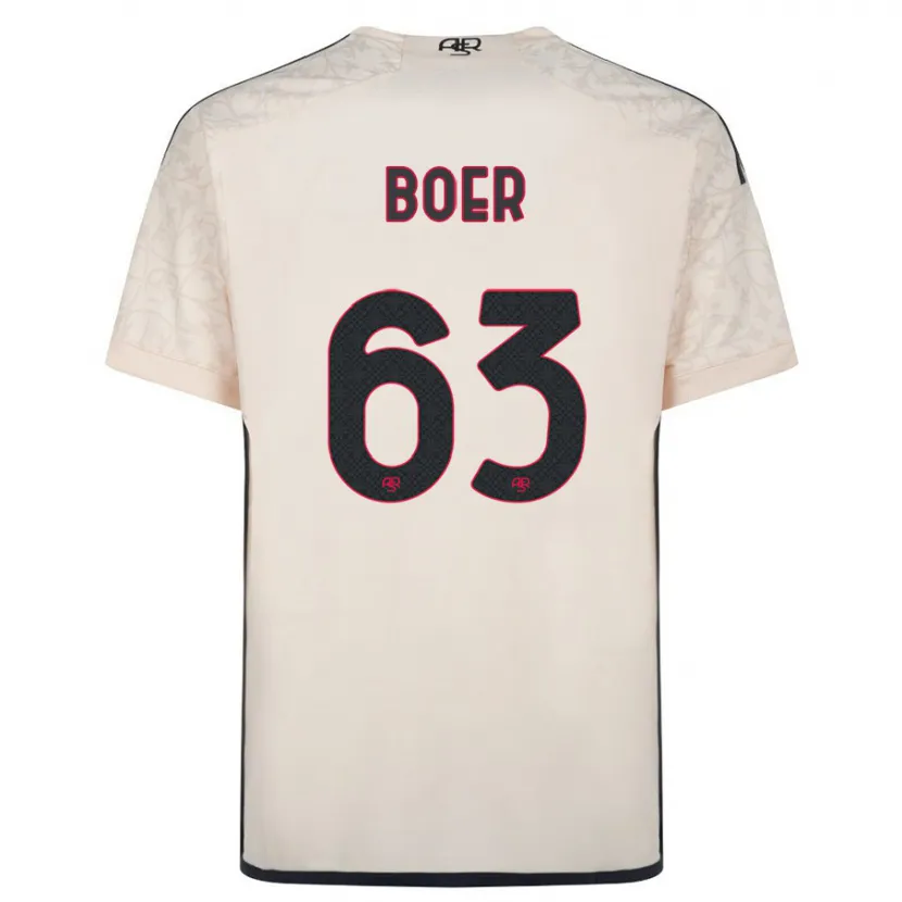 Danxen Niño Camiseta Pietro Boer #63 Blanquecino 2ª Equipación 2023/24 La Camisa