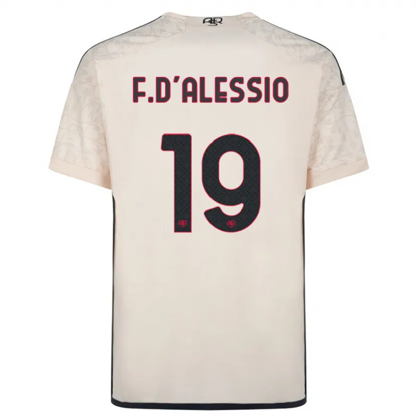 Danxen Niño Camiseta Francesco D'alessio #19 Blanquecino 2ª Equipación 2023/24 La Camisa